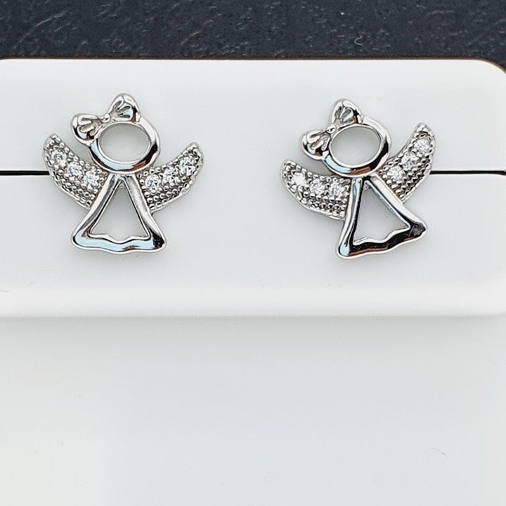 925 sterling silver luxury CZ earrings for women/girls, Best for gift, RJUS2221