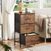 Dresser with 3 Drawers, Fabric Nightstand, Organizer Storage Dresser