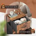 Dresser with 3 Drawers, Fabric Nightstand, Organizer Storage Dresser