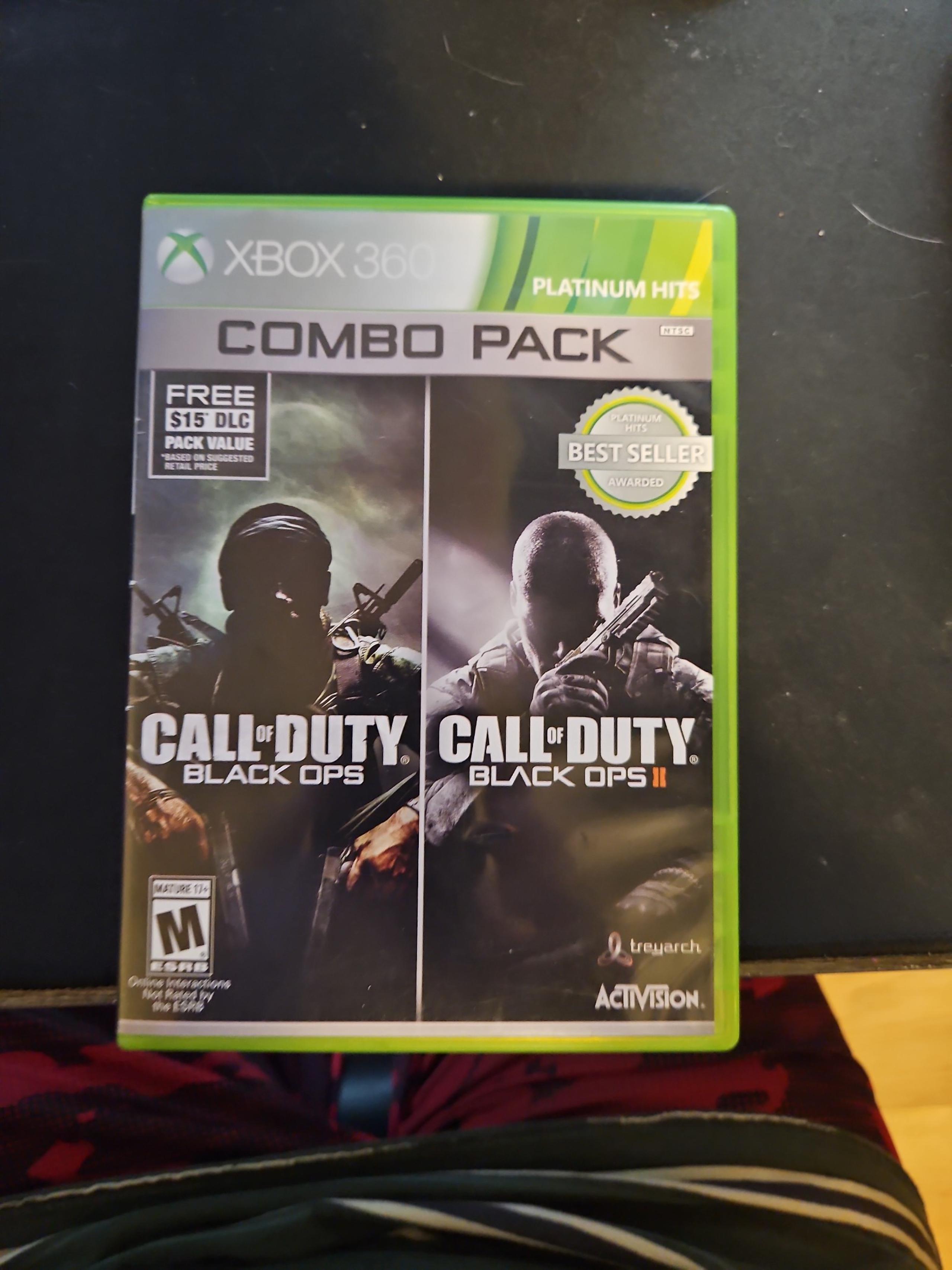 Call of Duty: Black Ops 1 and 2 Bundle - Xbox 360 cib