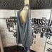 Torrid Plus 6 Heather Gray Lace-Up V- Neck Cocktail Statement Cotton Tank Top