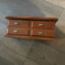 Vintage (1989) Small Wooden Jewelry Box