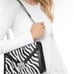 NWT Michael Kors Whitney Zebra Sequin Bag