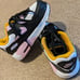 Nike Air Max 90 s Black White Pink Yellow CD6868-007 Size 7c
