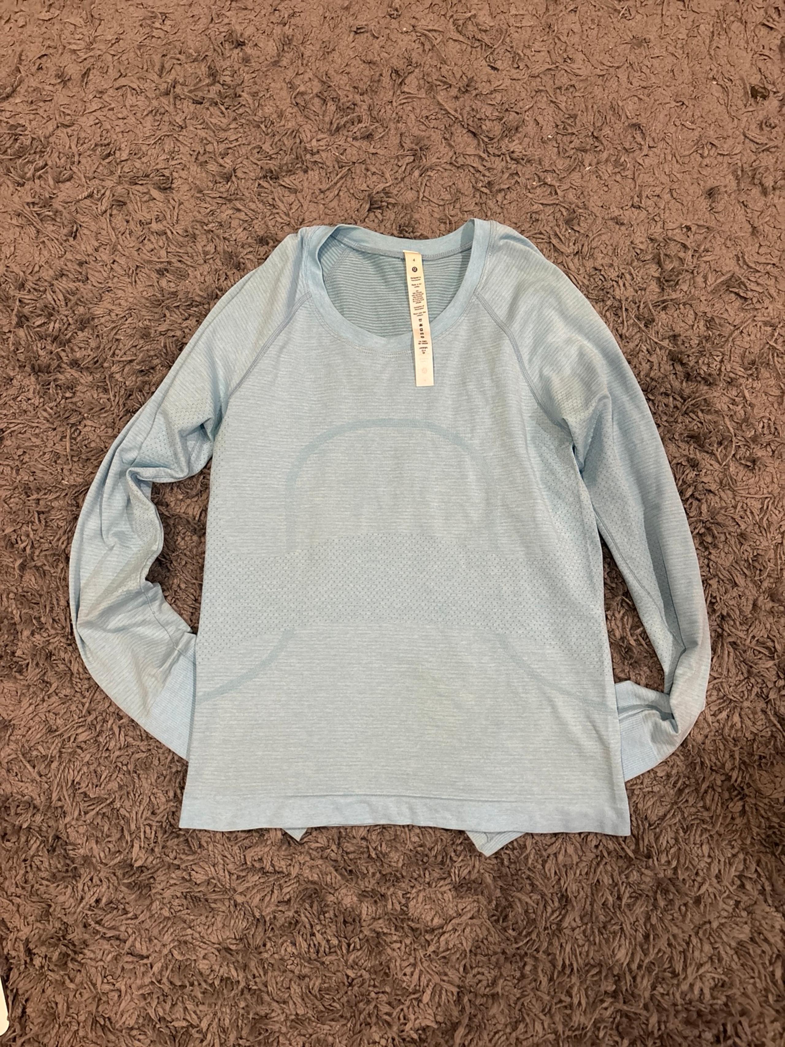 Blue Lululemon Long Sleeve Shirt