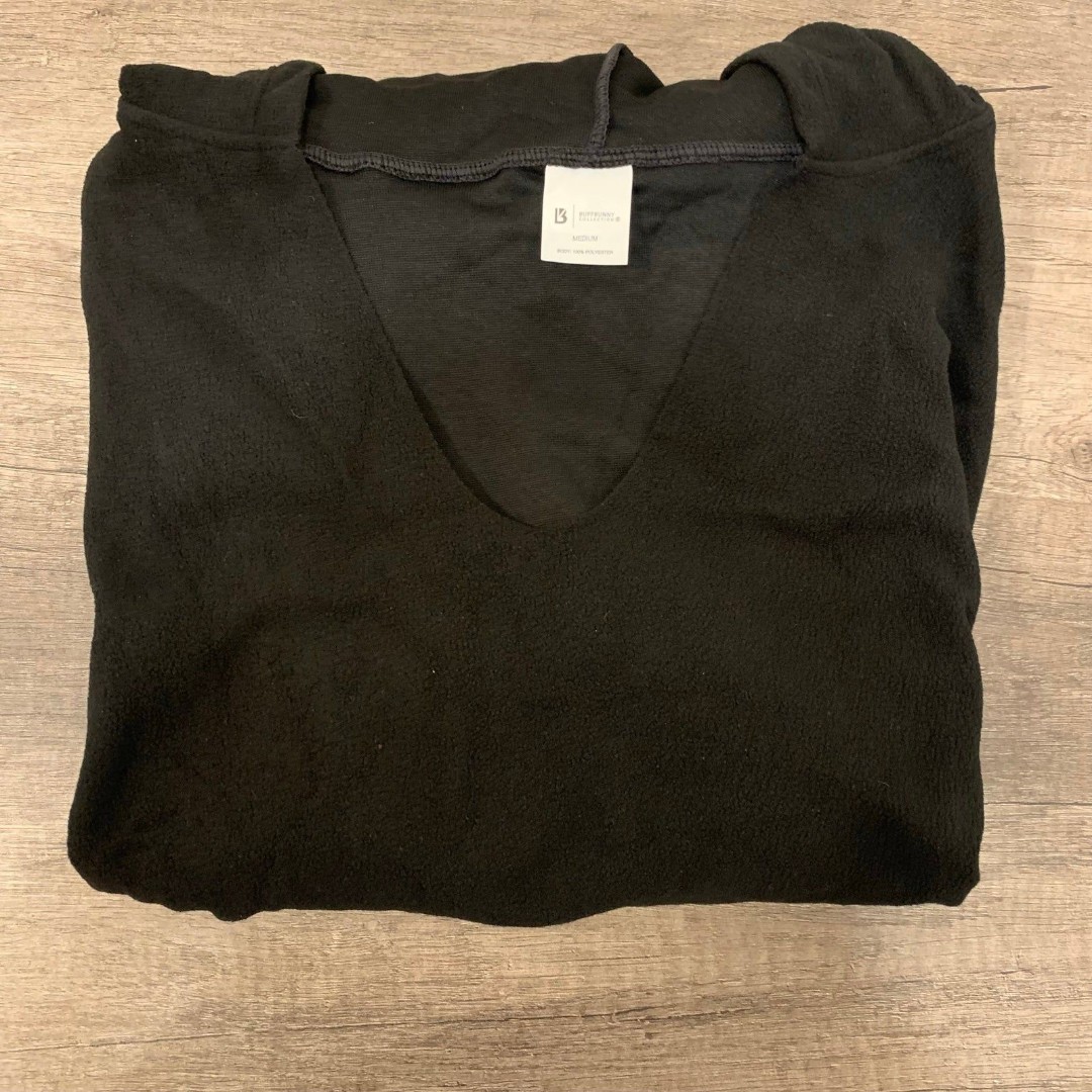 Buffbunny makeover pullover fleece size M black