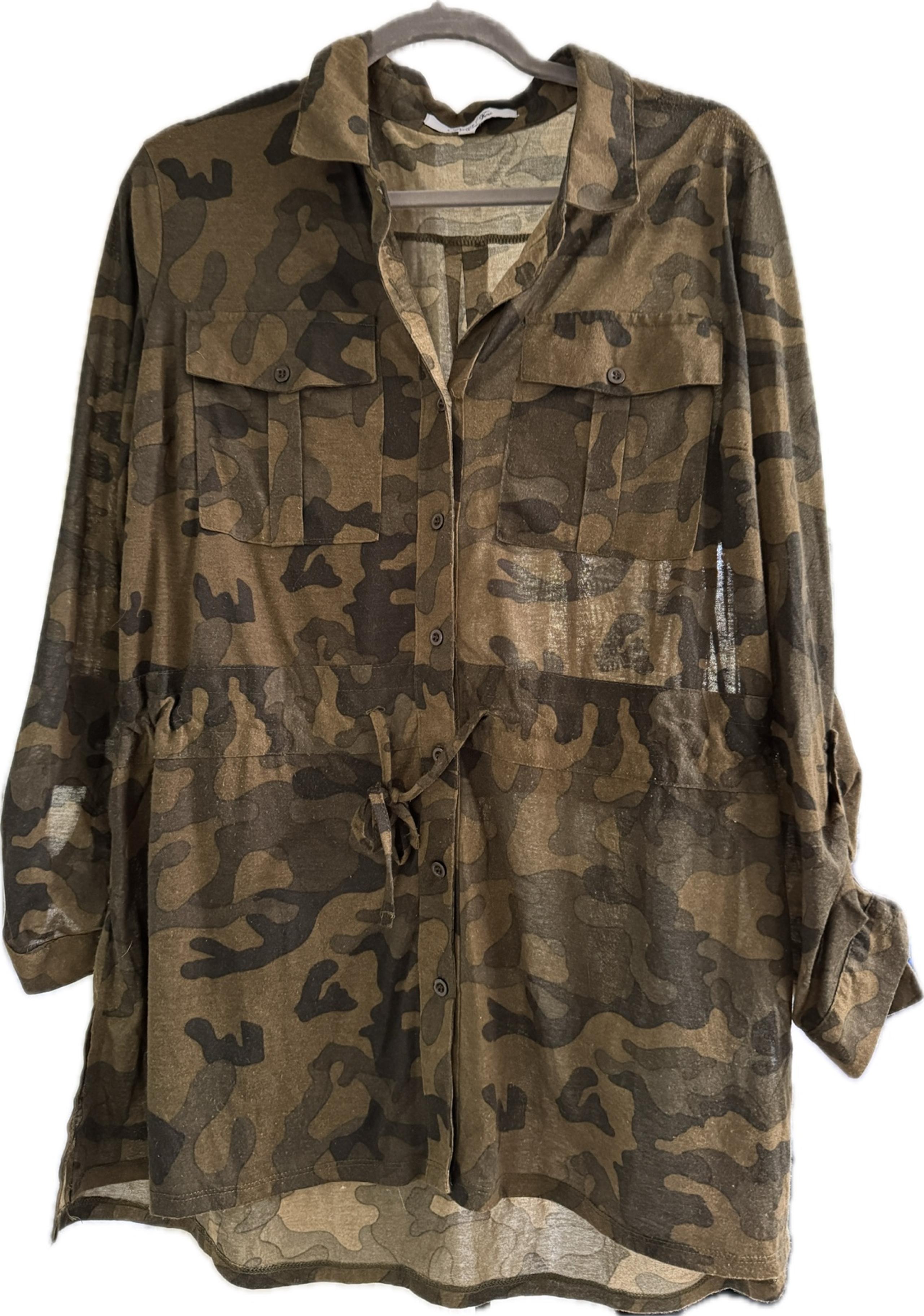 Camo blouse