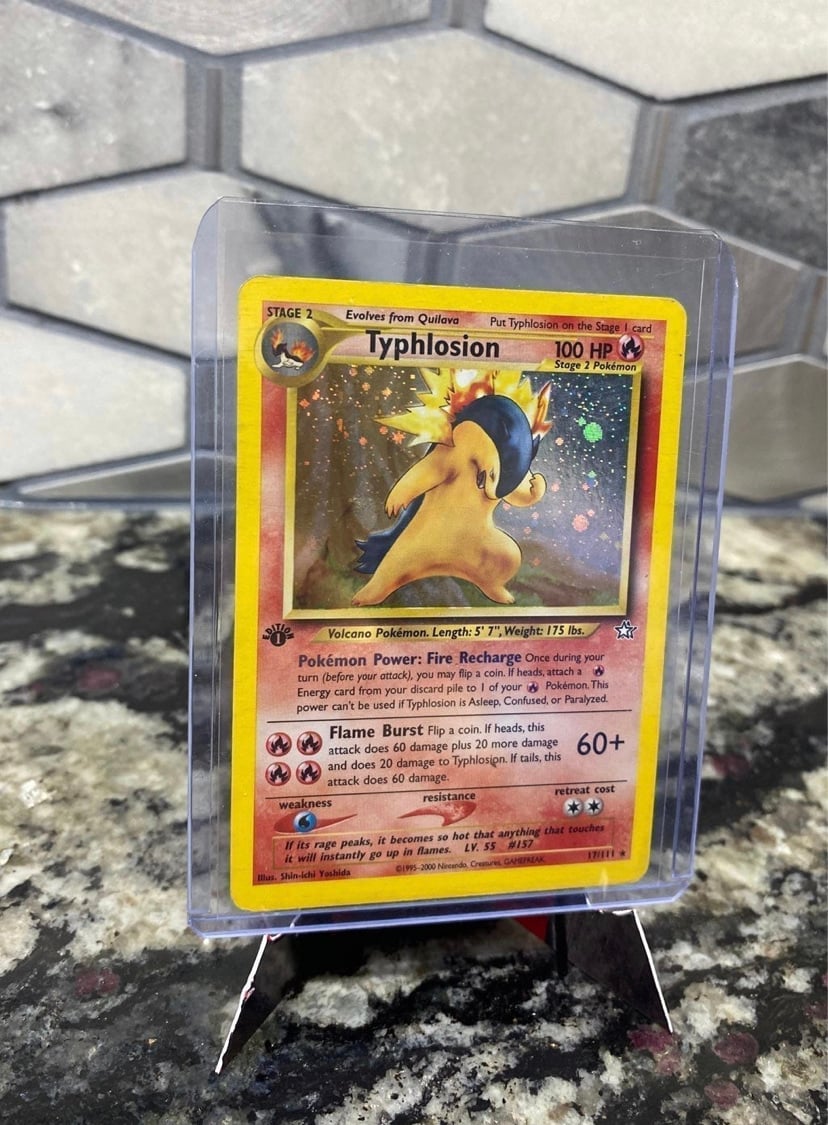 Holographic Typhlosion Neo Genesis 1st edition