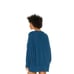 Free People Brookside Tunic Oversized Sweater Chunky Scoop Neck Blue, XS