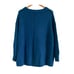 Free People Brookside Tunic Oversized Sweater Chunky Scoop Neck Blue, XS