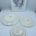 Vintage 50's Metlox Poppytrail Red Rooster 3 Pc. Set Salad Plate Dinnerware