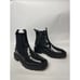 NWOB Sam Edelman Girls Black Glitter Chelsea Boots - Chunky Lug Sole, Size 3