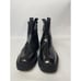NWOB Sam Edelman Girls Black Glitter Chelsea Boots - Chunky Lug Sole, Size 3