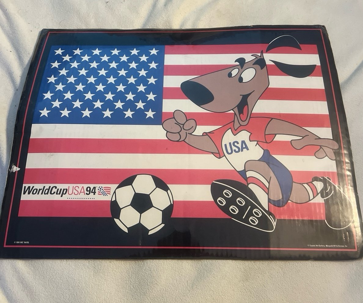 World Cup USA 94 Commemorative Poster Sealed