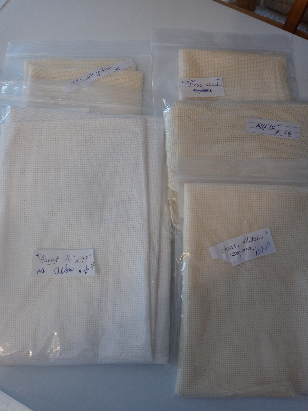 Cross stitch cloth