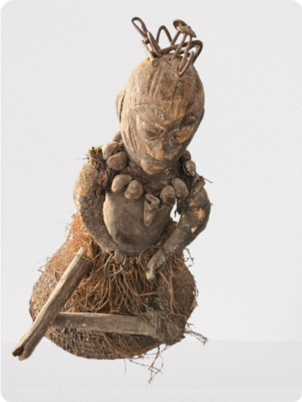 African art .Nkisi nails fetish