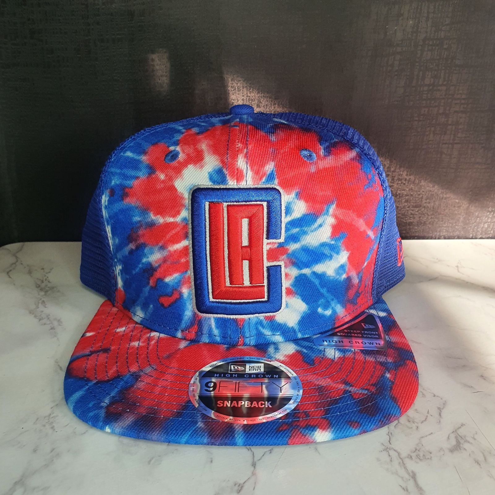 Tye dye LA Clippers snapback