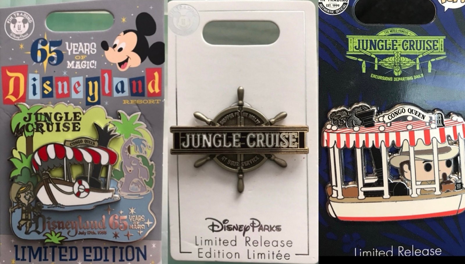 Disney Jungle Cruise Pin Bundle