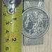 1900 Morgan Silver Dollar Sterling Money Clip - Signed