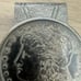 1900 Morgan Silver Dollar Sterling Money Clip - Signed
