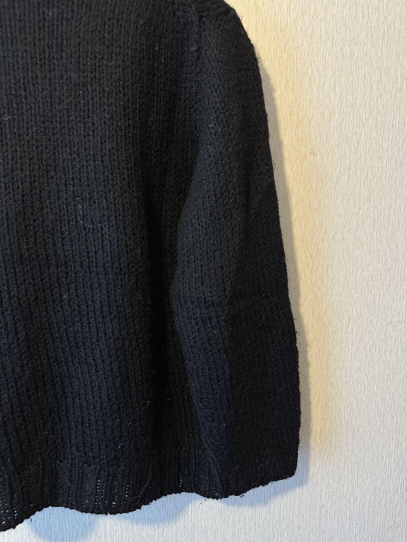 USED COMME DES GARCONS 1997 WOOL FLOWER KNIT ACCEPTABLE M