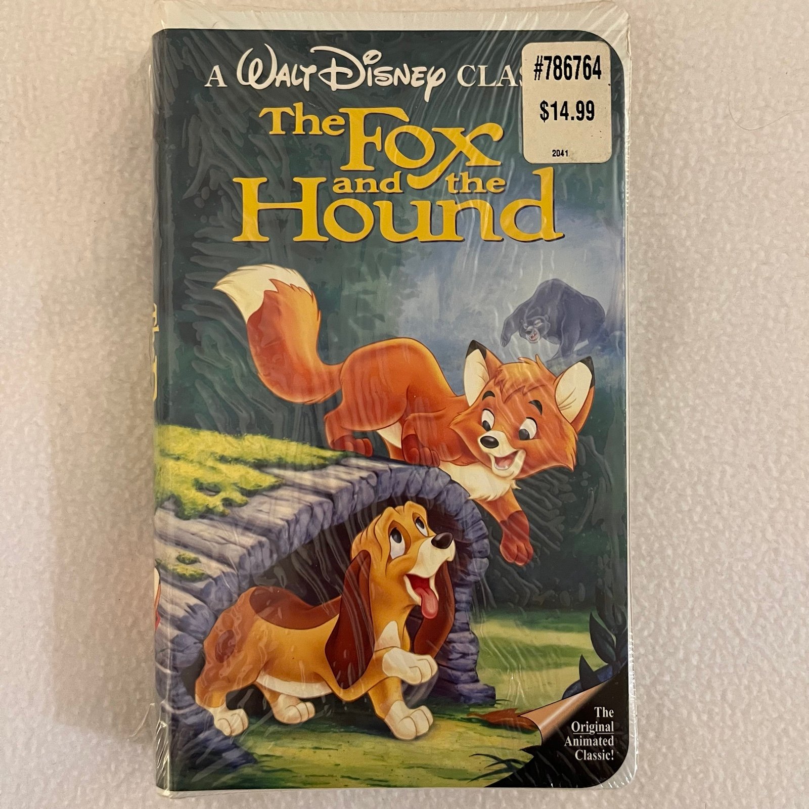 The Fox and the Hound VHS Black Diamond Walt Disney