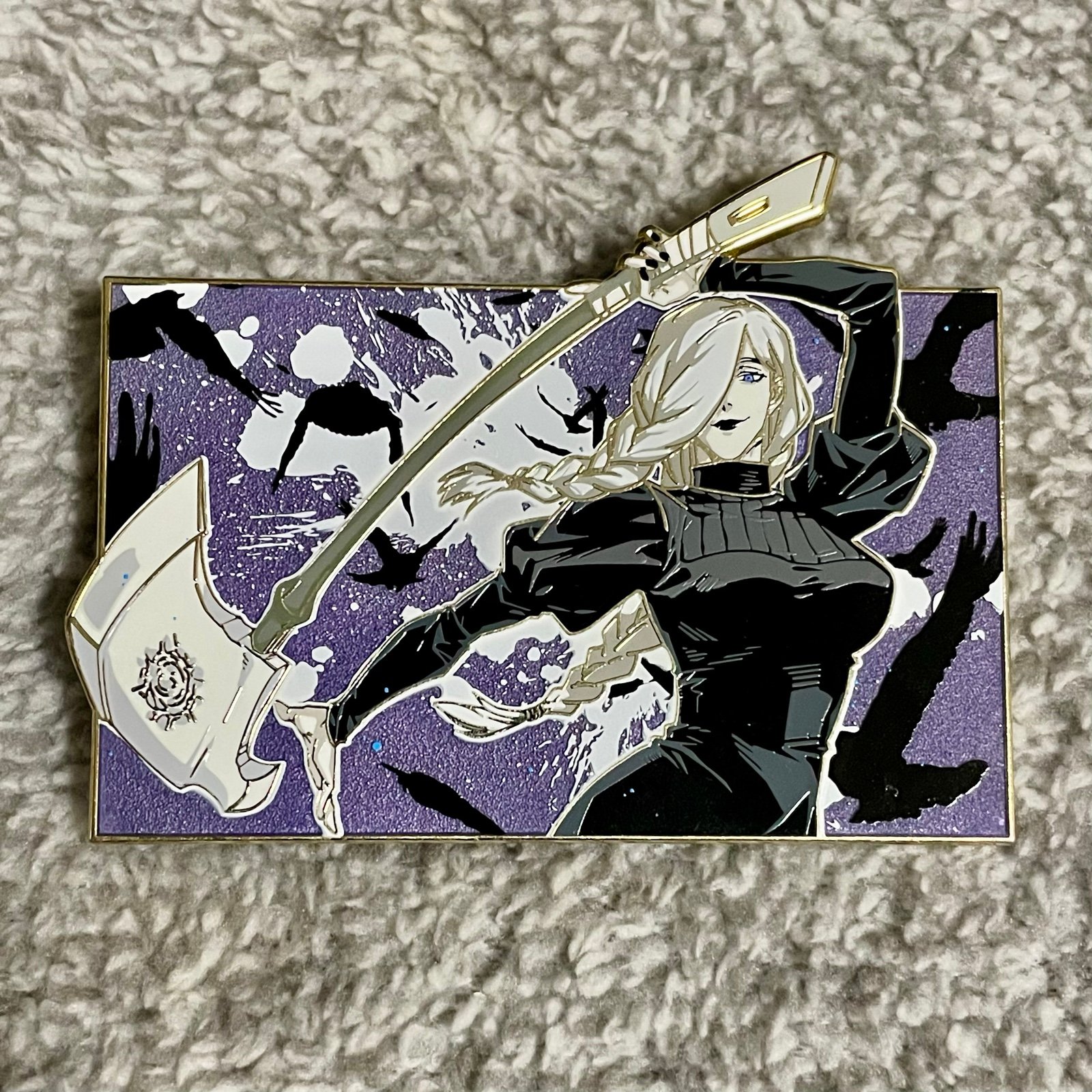Hunterflowerpin Jujutsu Kaisen Mei Mei Enamel Pin JJK