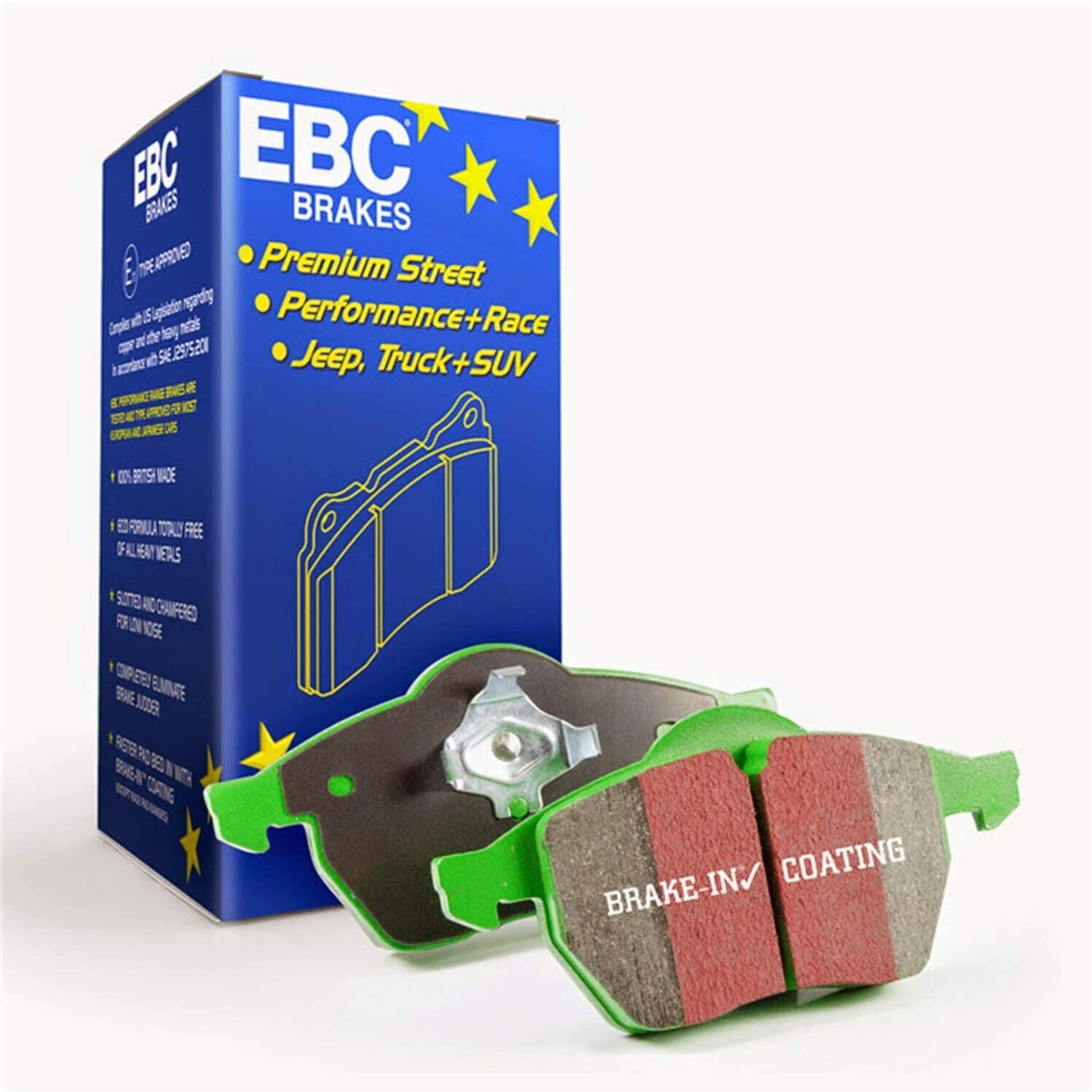 EBC Greenstuff 6000 Series SUV / Light Truck Organic Brake Pads DP71696/2 Front