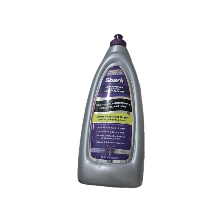 Sealed NEW Shark Low Moisture No Rinse Carpet Shampoo English Lavender 28 fl oz