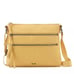 New! THE SAK Reseda Pebbled Leather Crossbody Bag Double-Zip Sunlight Yellow Bag
