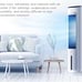 Vissani 1 Gal. 210 CFM 3-Speed Digital Tower Portable Evaporative Cooler with Re