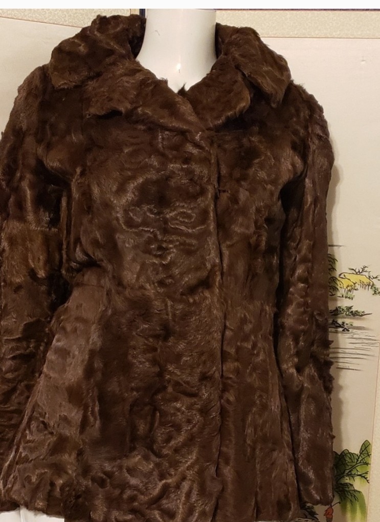 Echt Pelz Rabbit fur coat size medium