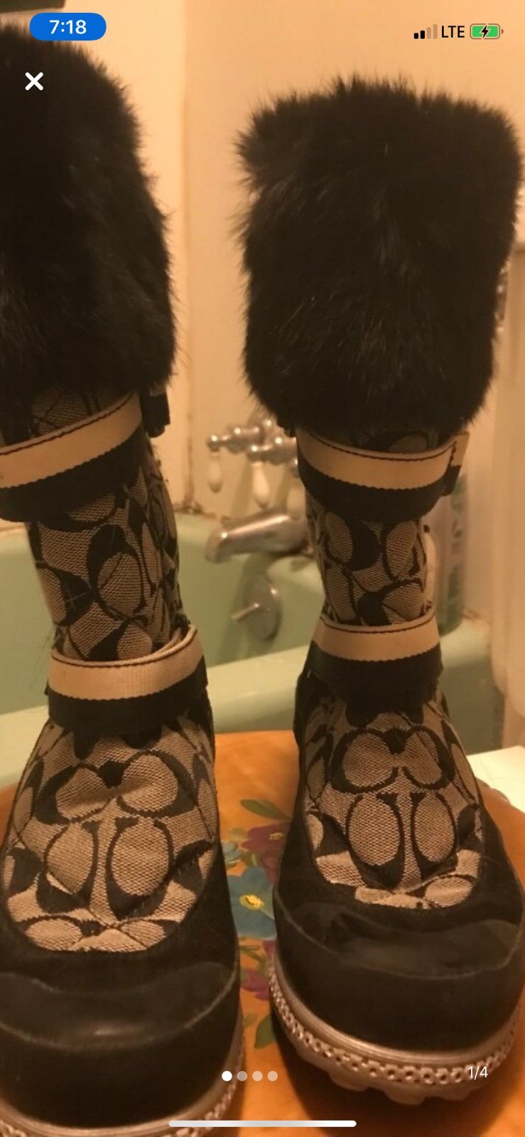 Coach winter boots