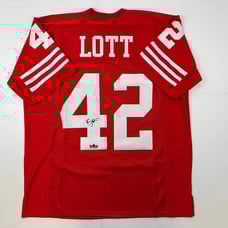 New Autographed Ronnie Lott 49er Jersey
