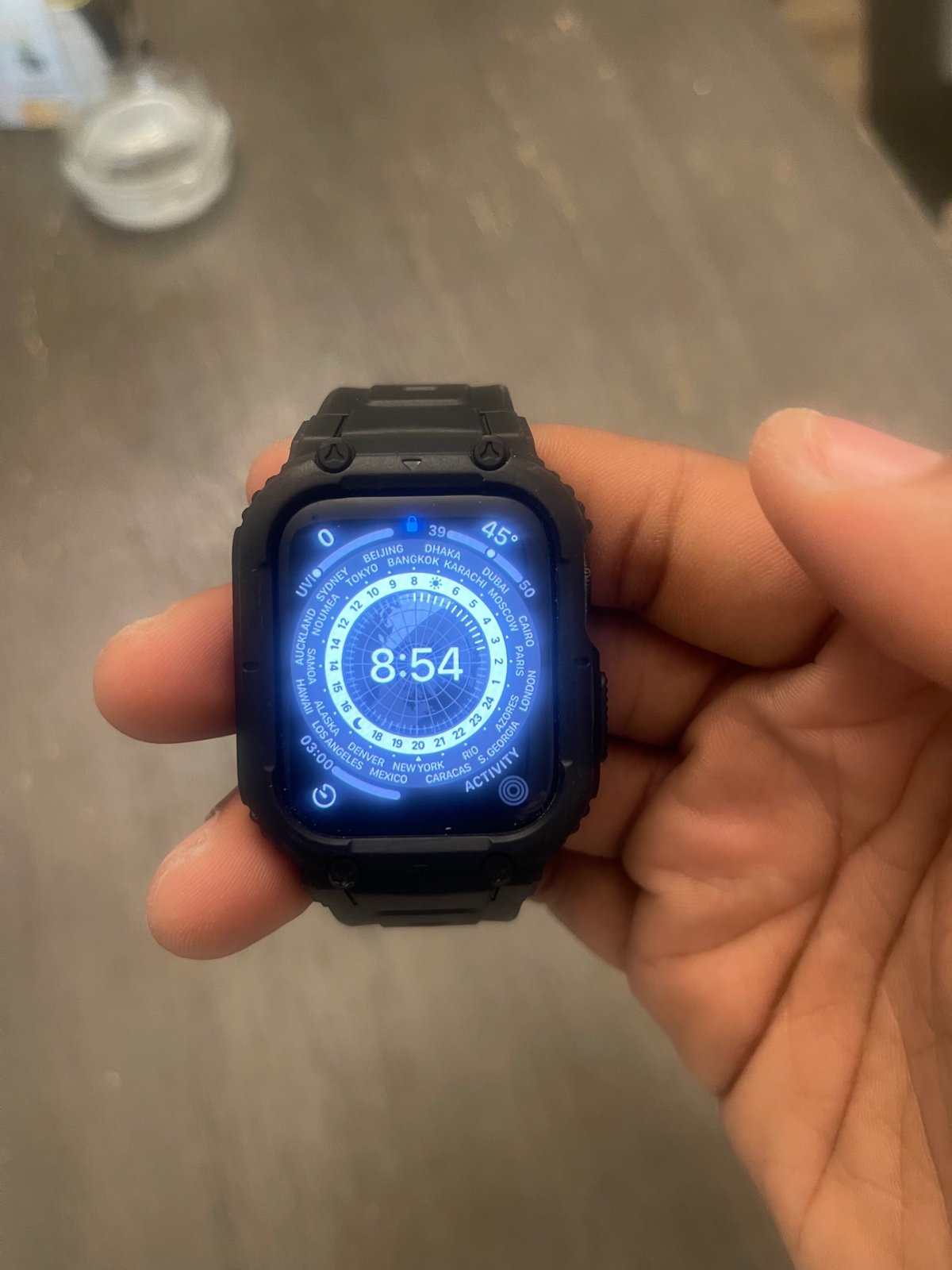 Black Ndur bluetooth smartwatch