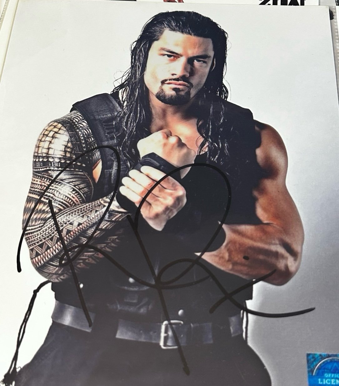 Roman Reigns IP signed photo