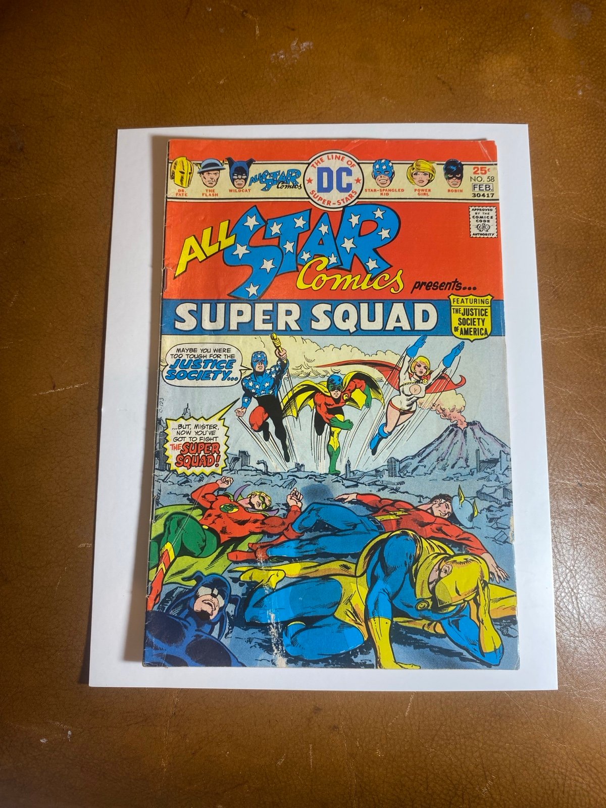 Comic book All-Star comics, 58 DC .25