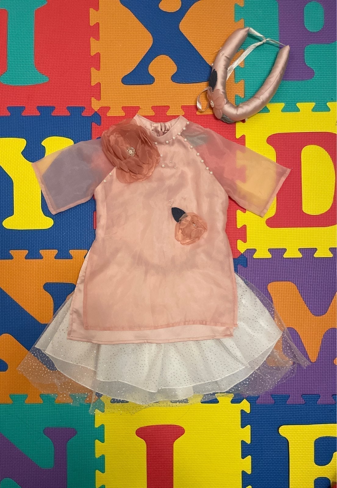 Vietnamese Traditional Dress for Toddler girl, Áo dài bé gái