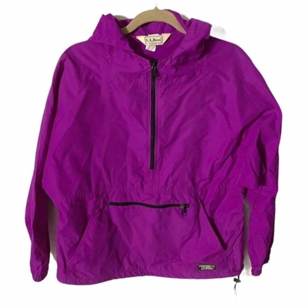 L.L. Bean Anorak Jacket vintage womens purple medium