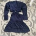 Jason Wu Navy Blue Long Sleeve Cutout Knot Fit & Flare Dress Size Small NWOT