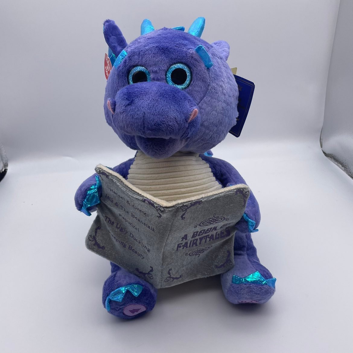 Cuddle Barn Duncan The Storytelling Animated Dragon 12/" Plush Preowned Works for sale online