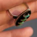 VTG OLD PAWN STERLING SILVER TURQUOISE RING. #1184