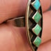 VTG OLD PAWN STERLING SILVER TURQUOISE RING. #1184
