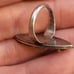 VTG OLD PAWN STERLING SILVER TURQUOISE RING. #1184