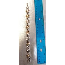 Vintage Crown Trifari Bracelet Signed Pearls Silver Tone 7