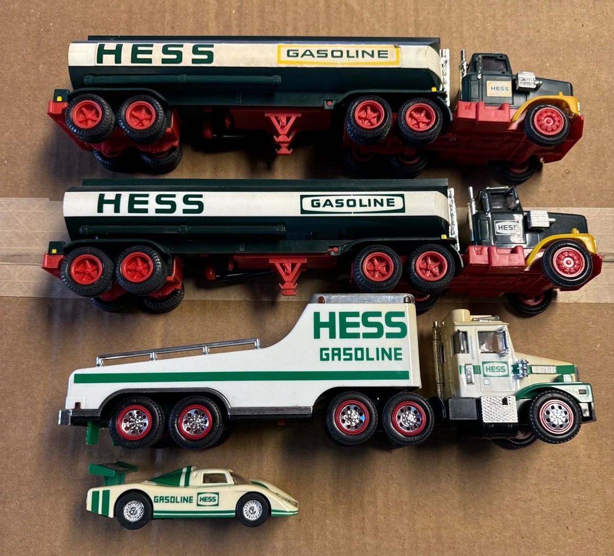 Hess 4 Piece Truck Set (W/ Car Carrier)