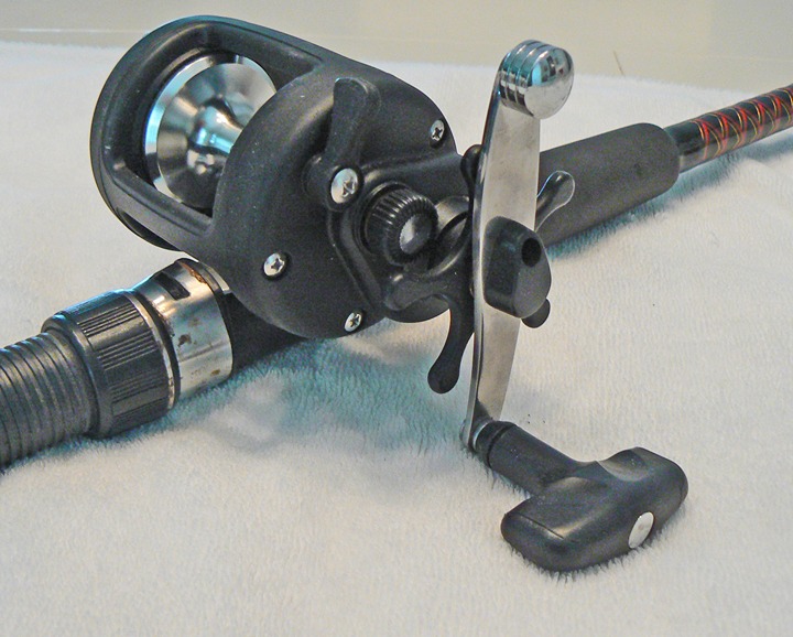 New Qualia TLW 20 level wind reel, used for salmon, trout snapper and more