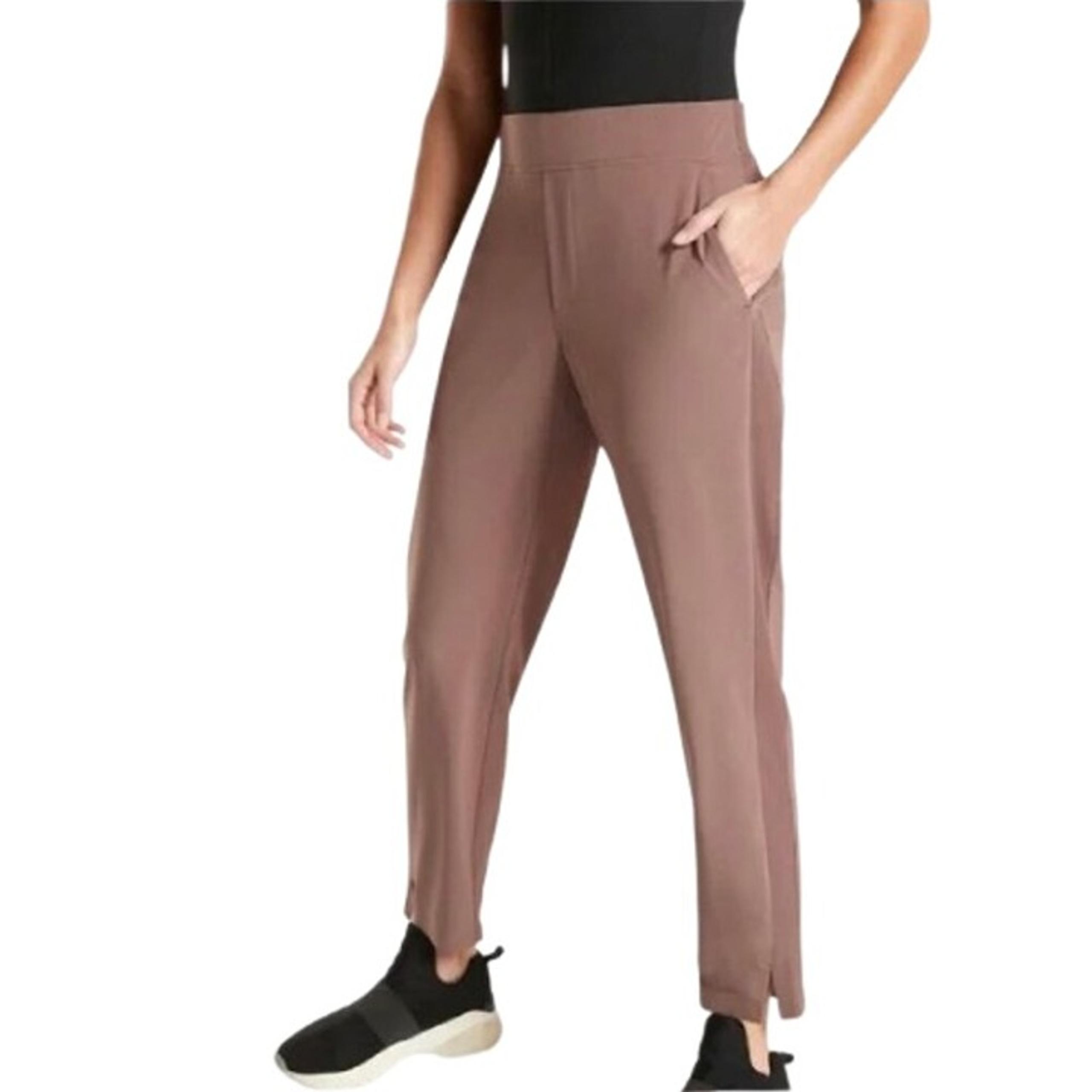 Women's 2 Athleta Brooklyn Ankle Pants Mineral Brown
