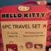 Hello Kitty, six-piece luggage set new with tags