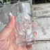 ANCHOR HOCKING 6 Drinking Juice Glasses Prescut MCM Clear